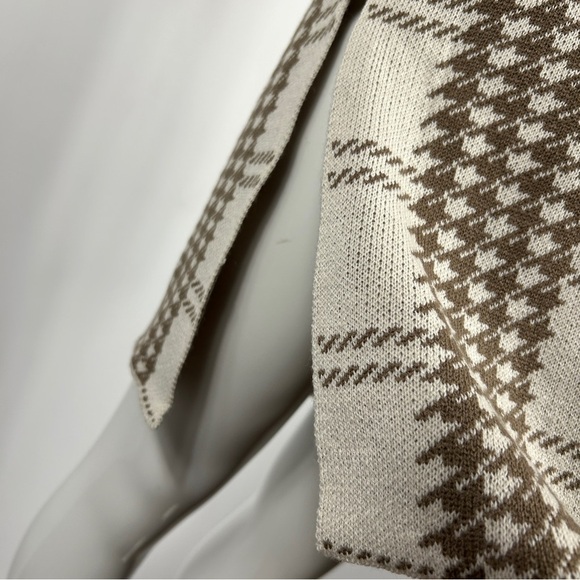 💕 Guilty Plaid Open Front Long Cardigan Sweater S - Picture 7 of 15